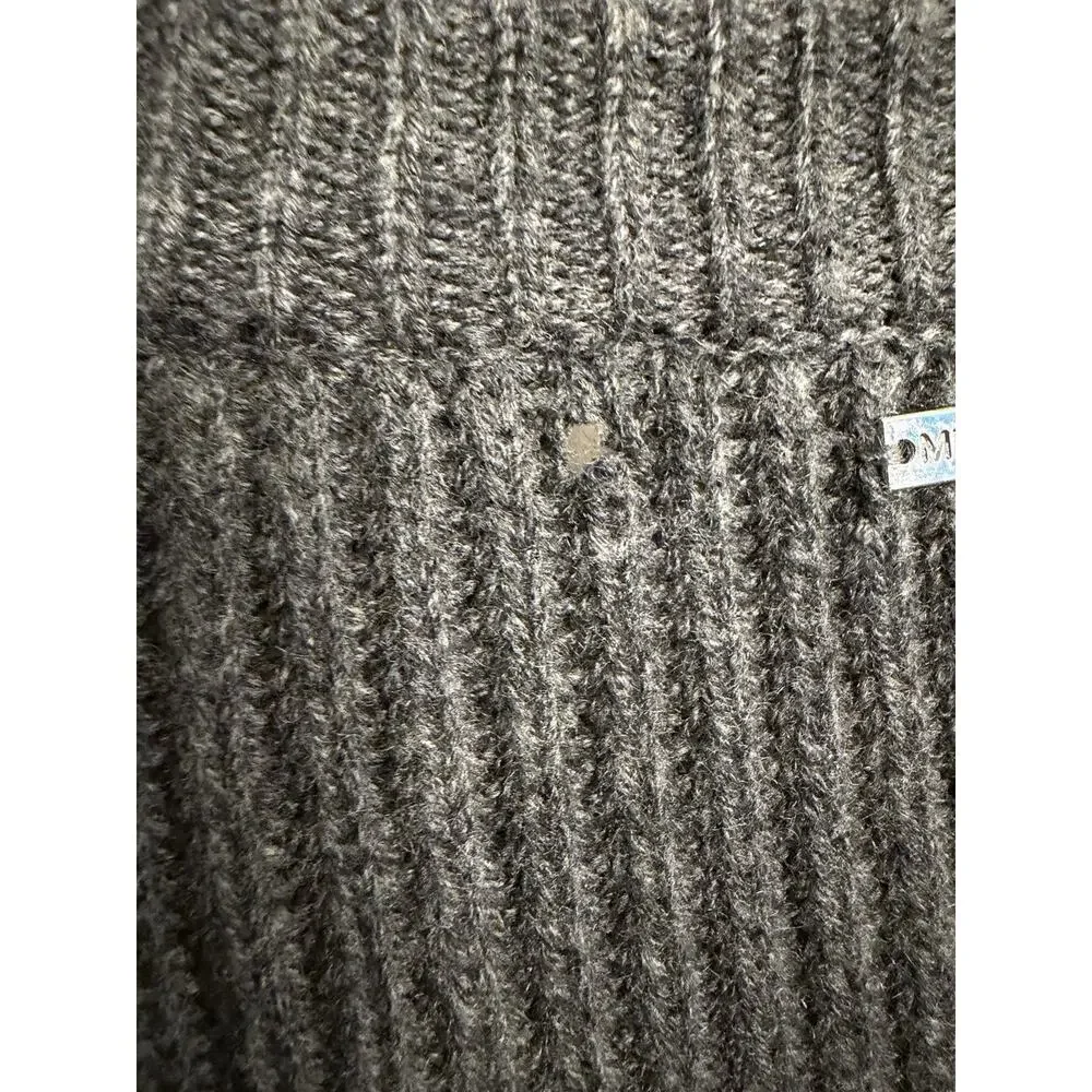 Michael Kors Gray Merino Wool Cashmere Pullover Sweater Dress/Tunic Size L